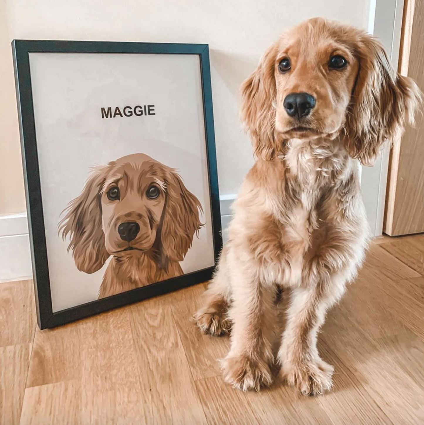 Custom Pet Portrait - Matte Print - Unframed